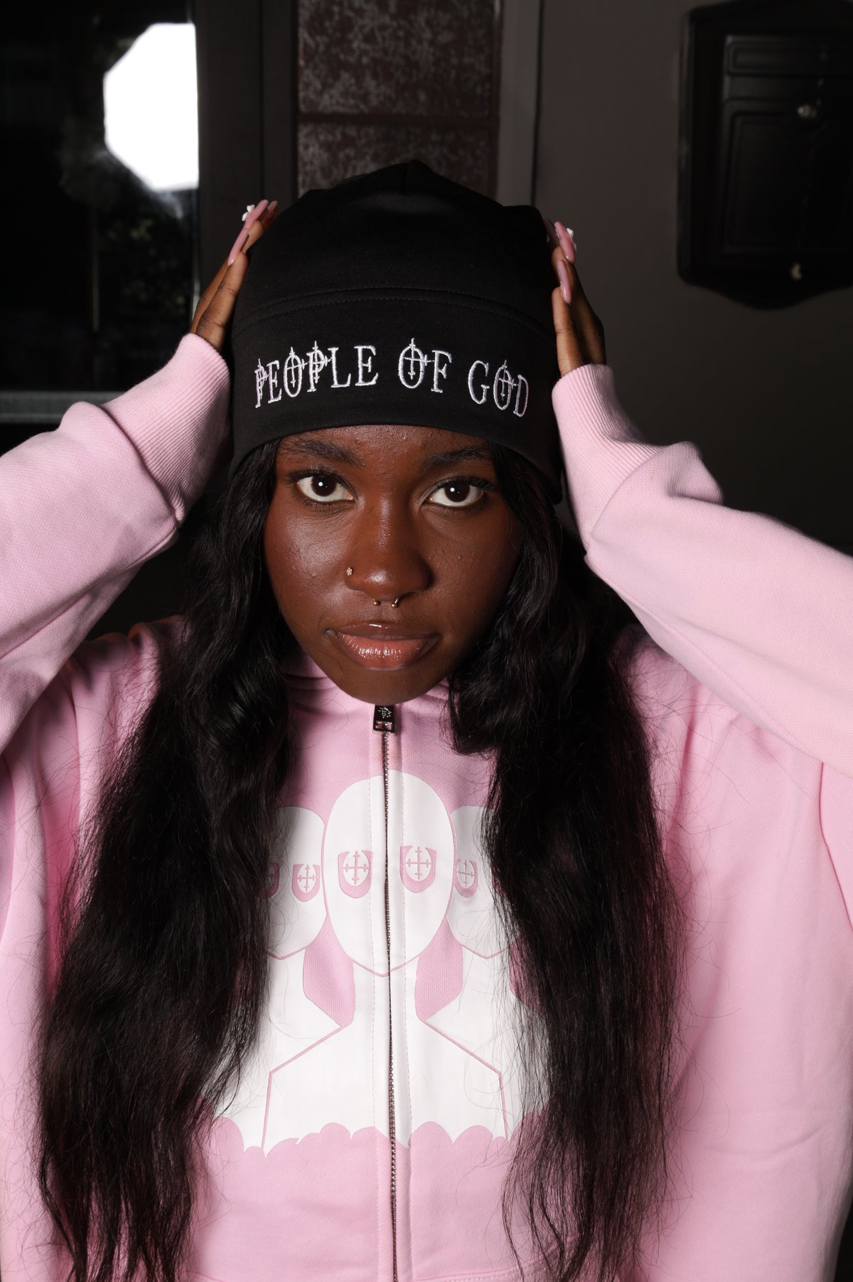 Skull cap Embroidered