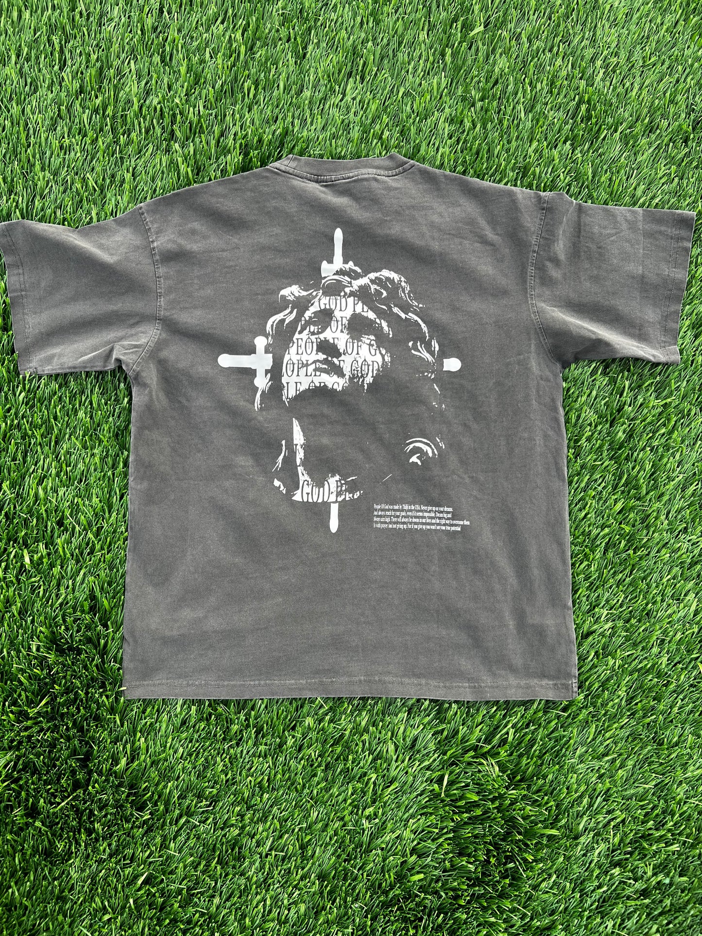 Grey Vintage Angel Gabriel Shirt