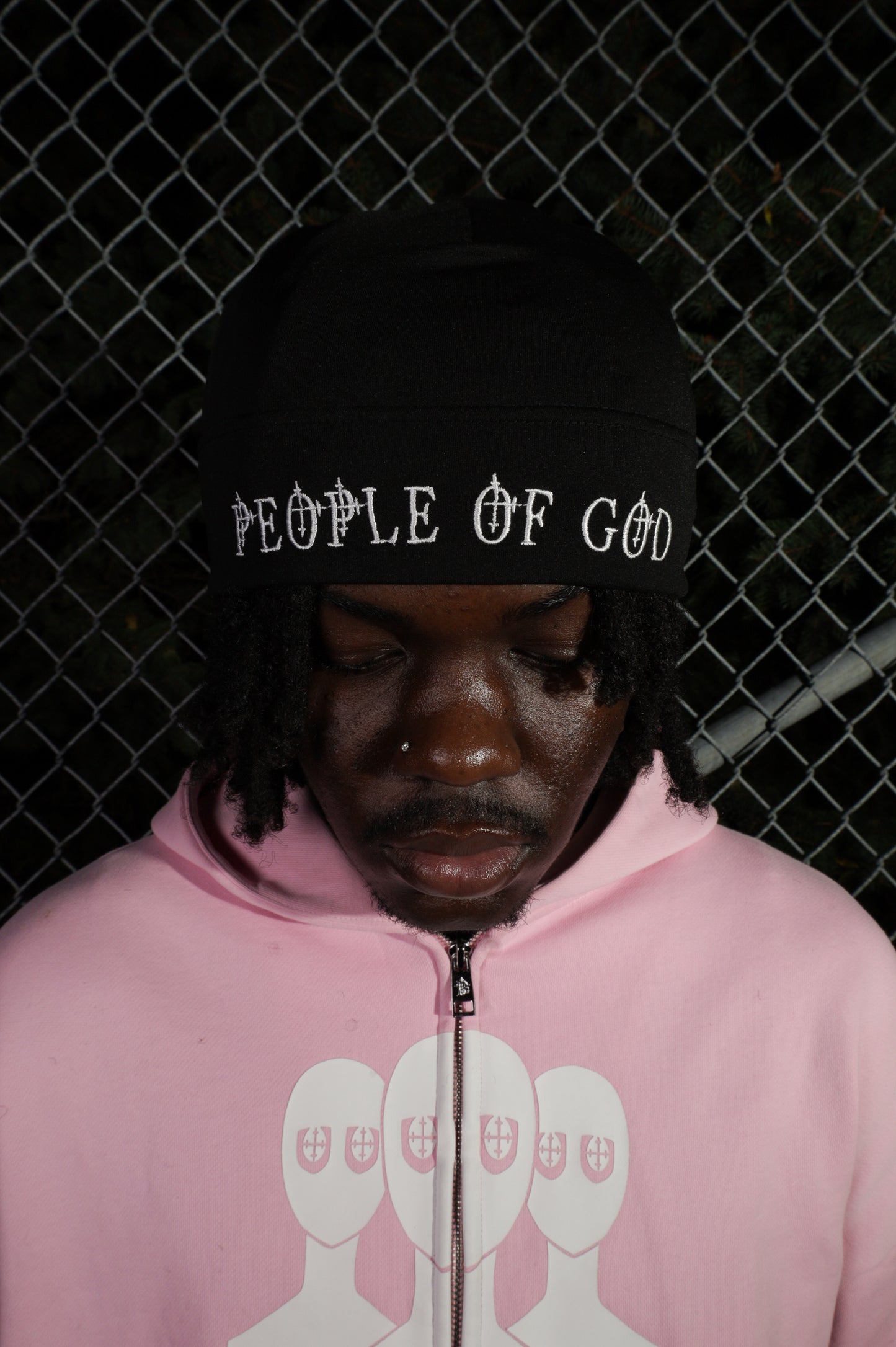 Skull cap Embroidered