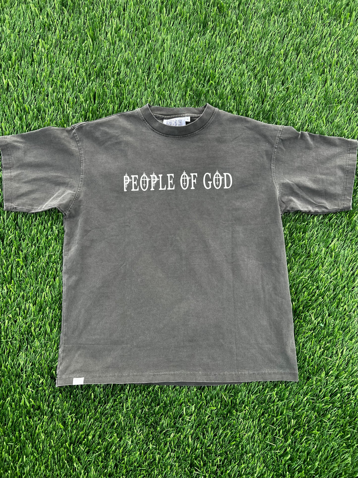 Grey Vintage Angel Gabriel Shirt